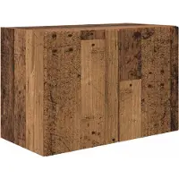 vidaXL Tv Wandkast Set 4 st Oudhout Bewerkt hout