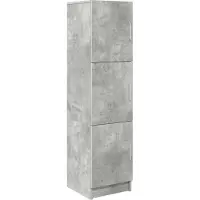 vidaXL Highboard Beton Grijs 31.5 x 32 x 122.5 cm