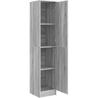 vidaXL Highboard Grijs Sonoma 35 x 39 x 168 cm