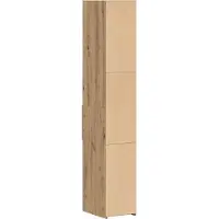 vidaXL Boekenkast Artisan Eiken 30 x 42,4 x 185,2 cm
