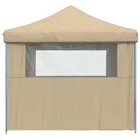 vidaXL Partytent Beige 292 x 292 x 315 cm Oxford Stof