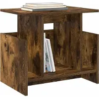 vidaXL TV Stand 2 st Rook Eiken Bewerkt hout