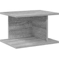 vidaXL Nachtkastje 2 st Grijs Sonoma 40 x 30 x 25 cm Bewerkt hout
