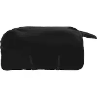 vidaXL Paardendeken Volledig zwart 125 cm Polyester