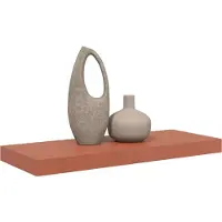 vidaXL Wandplank Muurmontage Rood 60 x 23,5 x 3,8 cm Bewerkt hout