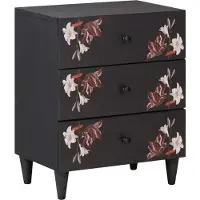 vidaXL Nachtkastje Multikleur 50 x 33 x 60 cm Massief Mango Hout