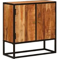 vidaXL Dressoir Beta Naturel 70 x 30 x 75 cm Massief Acacia Hout