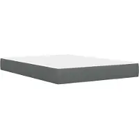 vidaXL Bedframe met matras met hoofdeinde Polyester