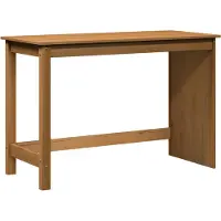 vidaXL Bureau Honing bruin 112 x 50 x 75 cm Massief vurenhout