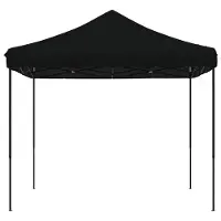 vidaXL Partytent 292 x 292 x 315 cm Zwart Oxford Stof