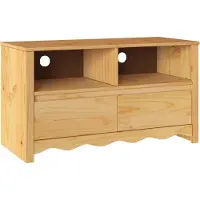 vidaXL TV Kast Drammen Eiken 99 x 43 x 55 cm Massief grenenhout