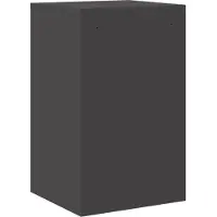 vidaXL Bestandkast Zwart 45,5 x 42 x 74,5 cm Koudgewalst Staal