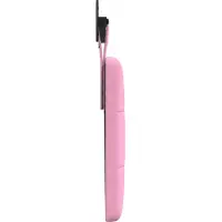 vidaXL Hangend hoofdbord Roze Stof