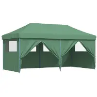 vidaXL Partytent Groen 292 x 580 x 315 cm Oxford Stof