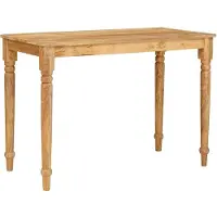 vidaXL Salontafel Bruin 110 x 55 x 77 cm Massief Mango Hout