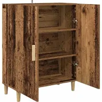 vidaXL Dressoir Oud Hout 70 x 34 x 90 cm Bewerkt hout