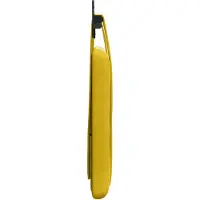 vidaXL Hangend hoofdbord Geel Fluweel