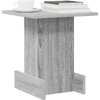 vidaXL Bijzettafel Grijs Sonoma 35,5 x 35 x 40 cm Bewerkt hout