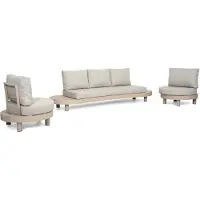 Lifestyle Garden Furniture Lifestyle Organio stoel-bank loungeset 3-delig