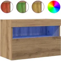 vidaXL TV Wandkast 60 x 30 x 40 cm artisanaal eikenkleurig