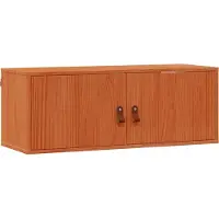 vidaXL Wandkast 2 st Wasbruin 80 x 30 x 30 cm Massief grenenhout