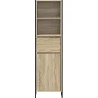 vidaXL Boekenkast Sonoma, 43 x 36 x 150,5 cm, houtvezel
