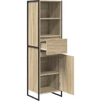 vidaXL Boekenkast Sonoma 43 x 36 x 150.5 cm Bewerkt hout