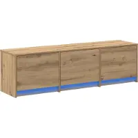 vidaXL TV Kast Artisan Eiken Bewerkt hout