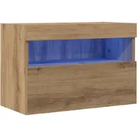 vidaXL TV Wandkast 60 x 30 x 40 cm artisanaal eikenkleurig