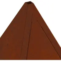 vidaXL Vuurkom Zwart 50 x 50 x 51 cm weervast staal