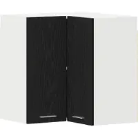 vidaXL Hangkast Lyon Zwart Eiken 57 x 57 x 60 cm Bewerkt hout