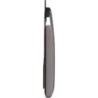 vidaXL Hangend hoofdbord Taupe Stof