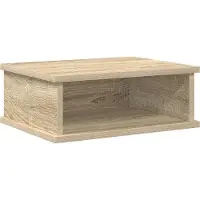 vidaXL Nachtkastje 2 st Sonoma Eik 40 x 31 x 15 cm Bewerkt hout