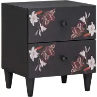 vidaXL Nachtkastje met lade Bruin 40 x 33,5 x 46 cm Massief Mango Hout