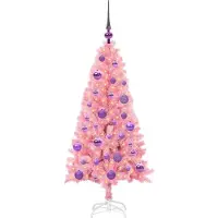 vidaXL Kerstboom Roze 120 cm PVC