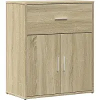 vidaXL Dressoir 60x31x70 cm bewerkt hout sonoma eikenkleurig