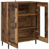 vidaXL Dressoir Oud Hout 69,5 x 34 x 90 cm Bewerkt hout