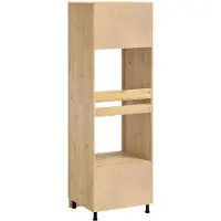 vidaXL Kast SKI HoningBruin 66 x 58 x 207 cm Massief grenenhout