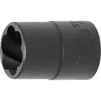 Bgs Spiral-Profil-Steckschlüssel-Einsatz / Schraubenausdreher 12,5 mm (1/2") SW 16 mm