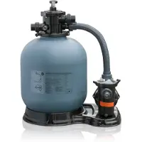 Gre Pools Sand Filter Ø 10.6 M3/h 500 Mm Grijs 500 mm / 10.6 m3/h