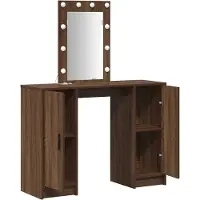 vidaXL Kaptafel Bruin 102 x 33 x 135 cm Bewerkt hout