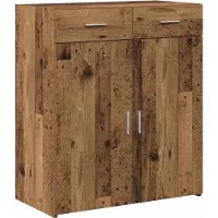 vidaXL Opbergkast Oudhout 80 x 42,5 x 93 cm