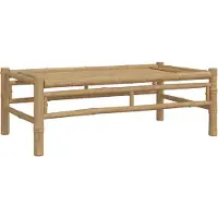 vidaXL - Tuintafel - 100x55x33 - cm - bamboe