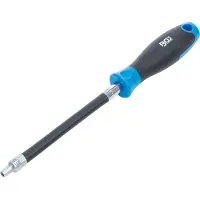 Bgs Flexibele schroevendraaier met ronde handgreep E-profiel E 5 bladenlengte 150 mm - 70021