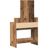 vidaXL Schminktafel, gerecycled hout, 80 x 41 x 144,5 cm, houtvezel