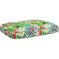 vidaXL Kussen Bloemen Multikleur 120 x 80 x 12 cm Oxford Stof