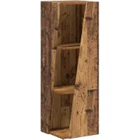 vidaXL Zijplank 33 x 32 x 100,5 cm Bewerkt hout Oudhout