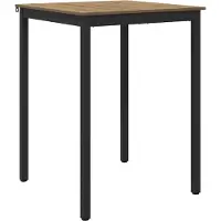 vidaXL Staande Bartafel Bewerkt hout Vierkant