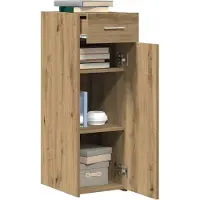 vidaXL Dressoir Artisan Eiken 30 x 42,5 x 93 cm