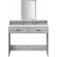 vidaXL Kaptafel Grijs Sonoma 100 x 41 x 140 cm Bewerkt hout